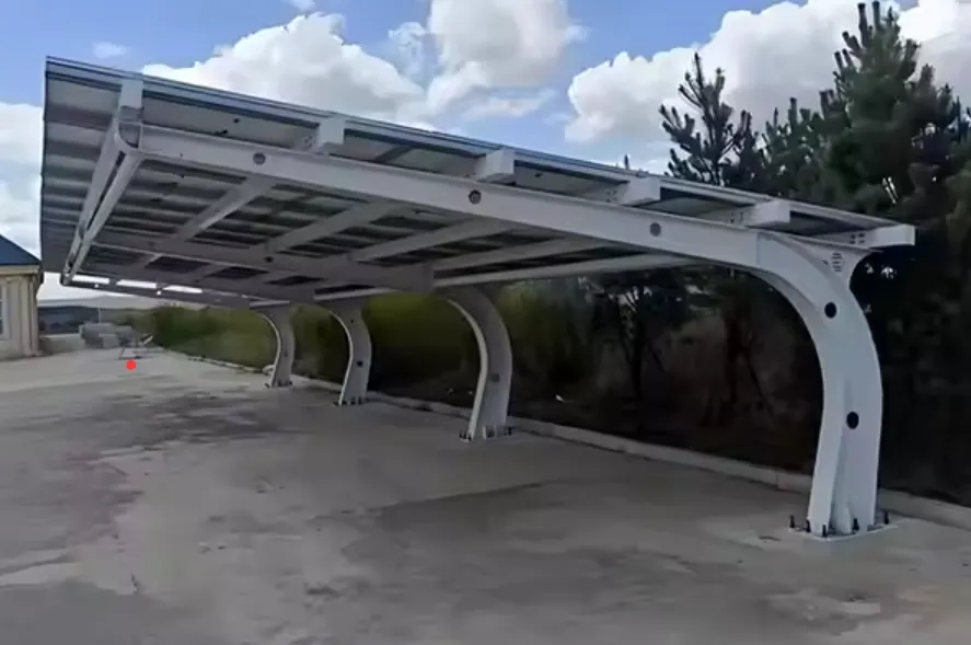 Verzinkter Stahlrahmen und Unterkonstruktion für KASTROX Solar-Carport